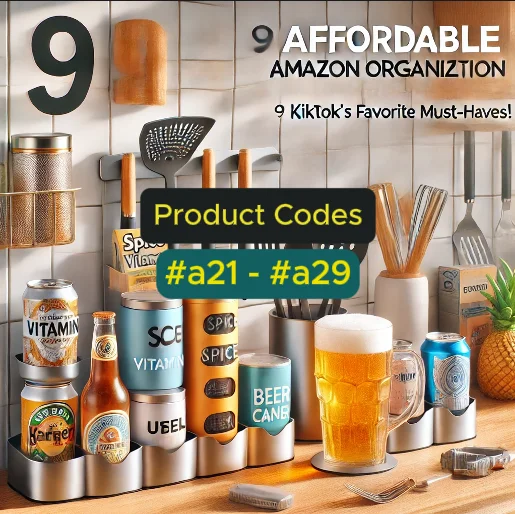 9 Affordable Amazon Kitchen Organization gadgets and must-haves for small businesses recommended on TikTok