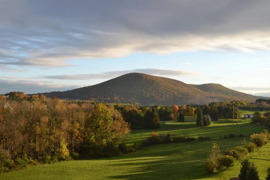 Mount Nittany Summit View – Beautiful overlook from the top of Mount Nittany, a family-friendly places to go near me in Pennsylvania for hiking