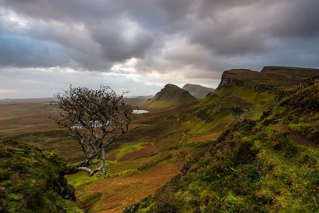 The Old Man of Storr rock formation on the Isle of Skye, one of the most beautiful islands, with sweeping views of its rugged landscape.