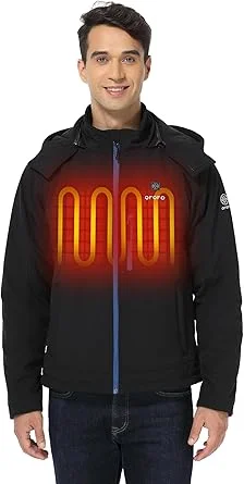 Stay warm with this heated jacket with a detachable hood, a trending Amazon TikTok gadget for ultimate comfort